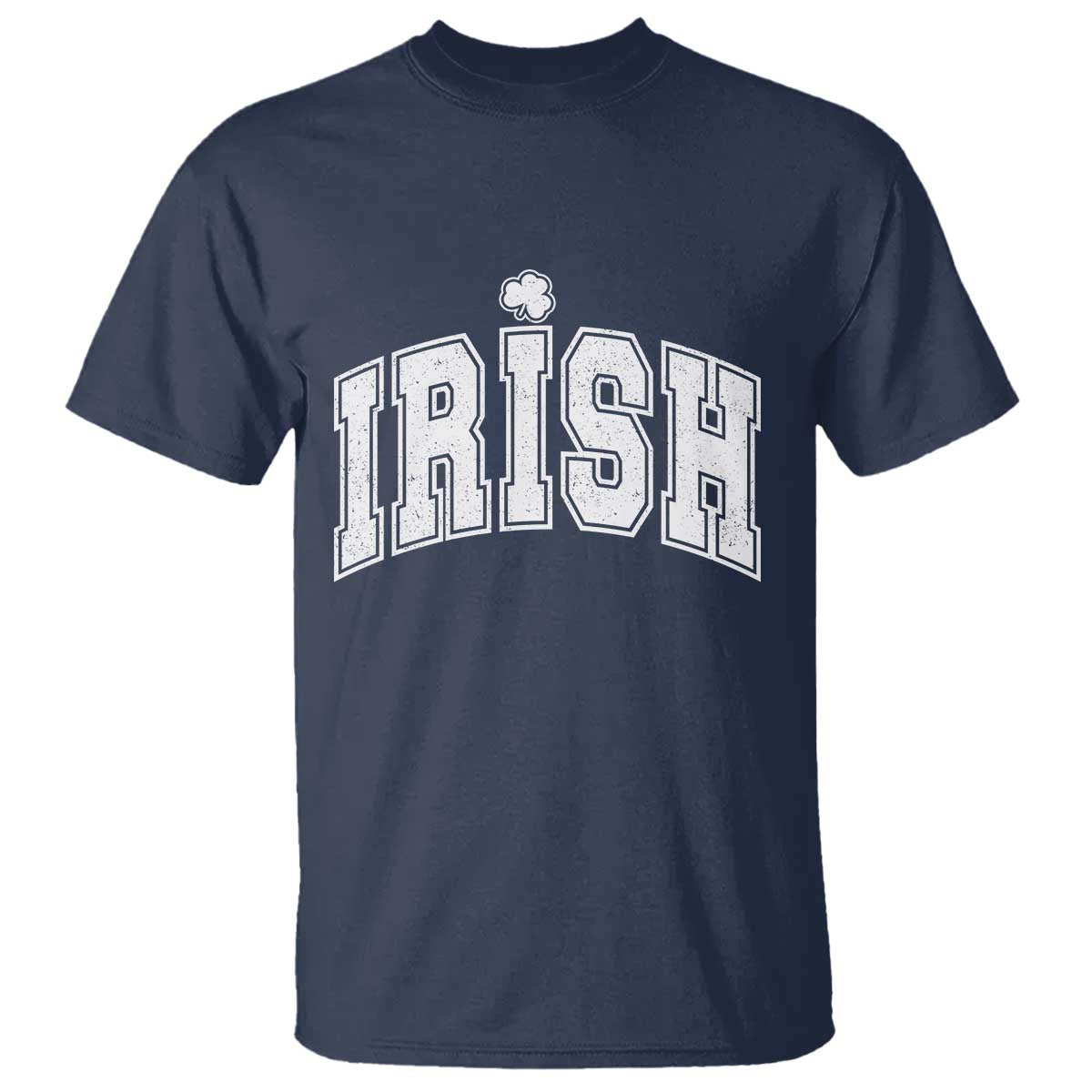 Funny Irish St Patricks Day Distressed Shamrock Ireland Pride T Shirt