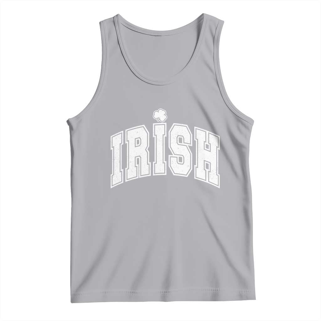Funny Irish St Patricks Day Distressed Shamrock Ireland Pride Tank Top