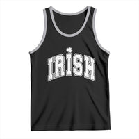 Funny Irish St Patricks Day Distressed Shamrock Ireland Pride Tank Top
