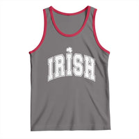 Funny Irish St Patricks Day Distressed Shamrock Ireland Pride Tank Top