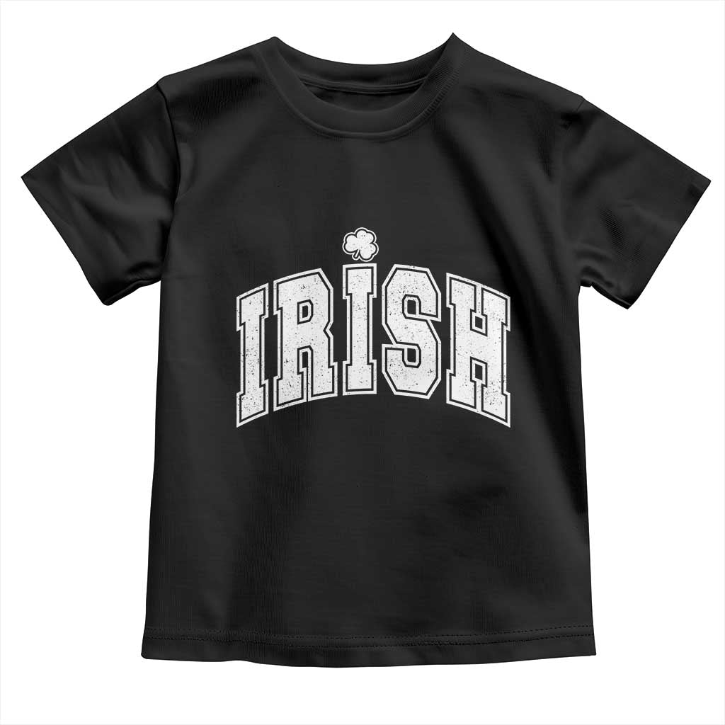 Funny Irish St Patricks Day Distressed Shamrock Ireland Pride Toddler T Shirt