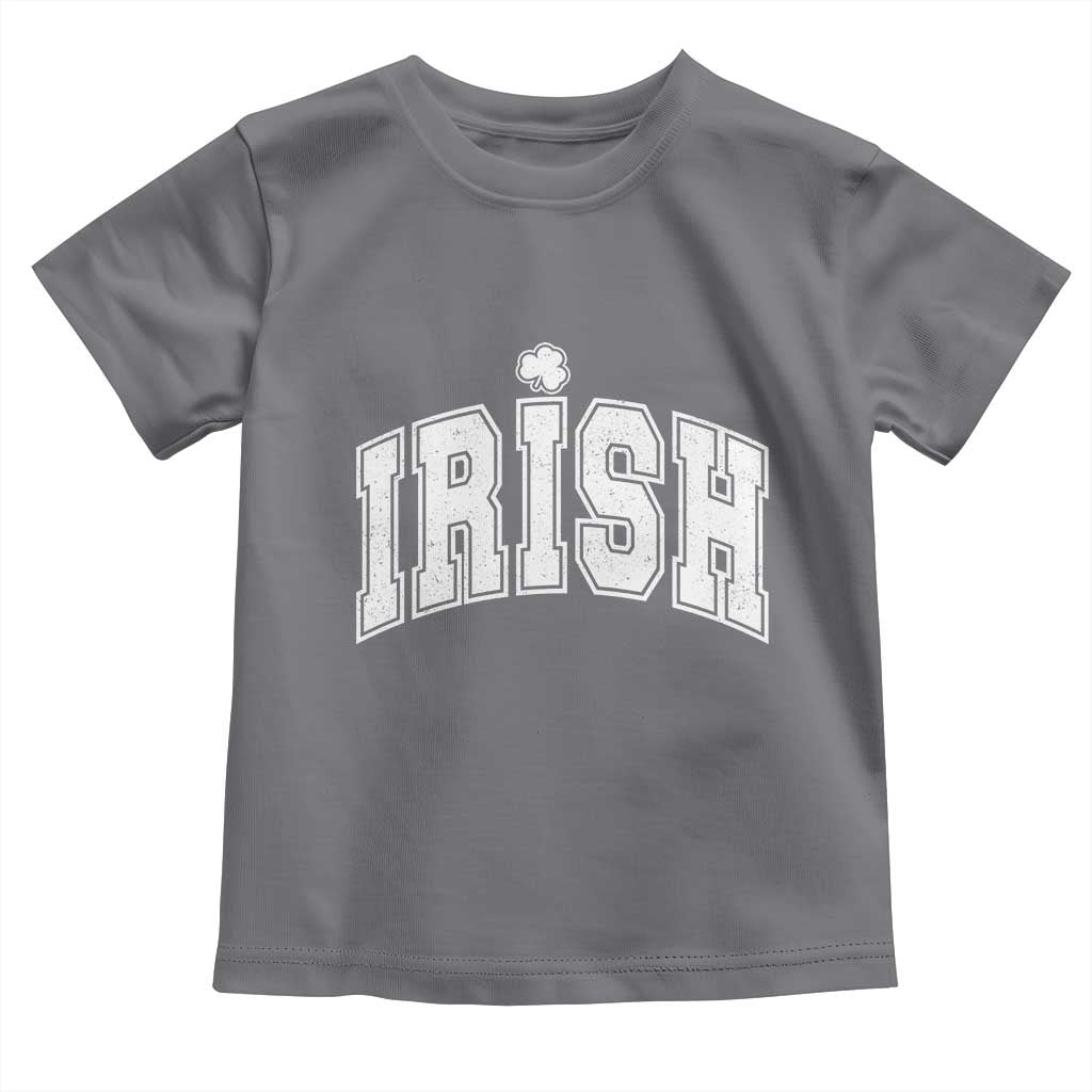 Funny Irish St Patricks Day Distressed Shamrock Ireland Pride Toddler T Shirt