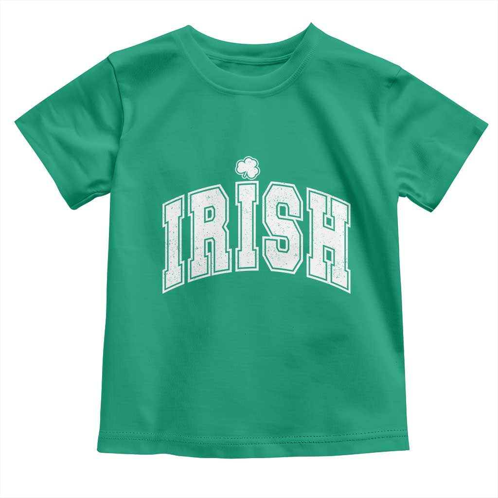 Funny Irish St Patricks Day Distressed Shamrock Ireland Pride Toddler T Shirt