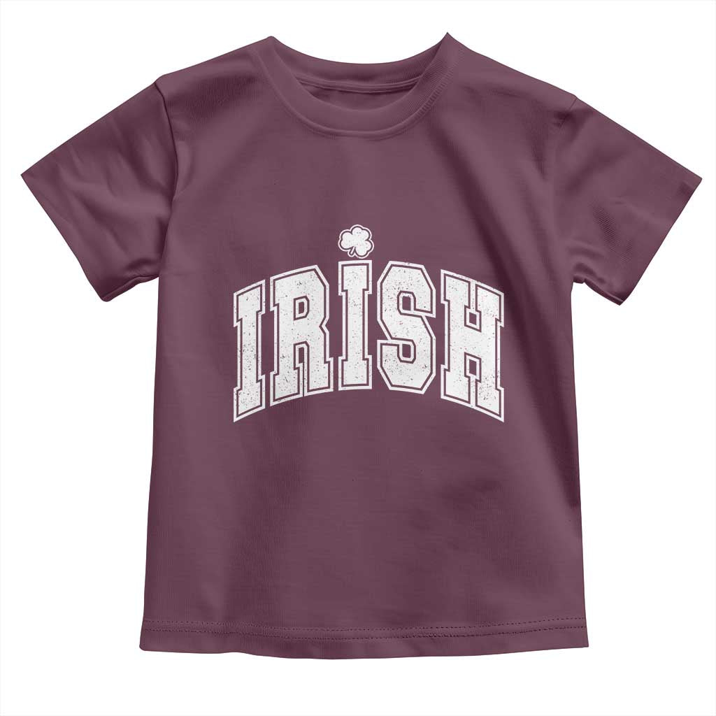 Funny Irish St Patricks Day Distressed Shamrock Ireland Pride Toddler T Shirt