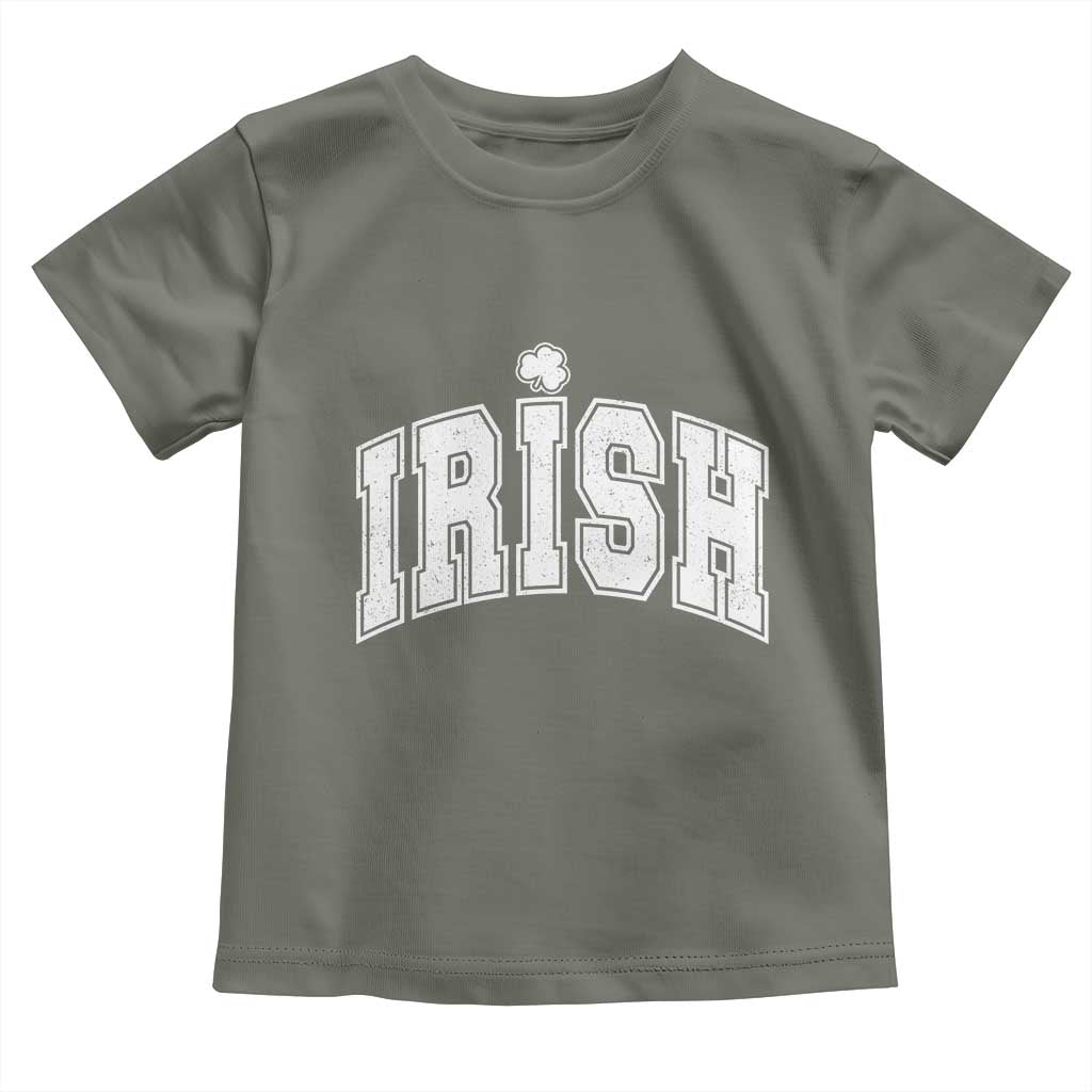 Funny Irish St Patricks Day Distressed Shamrock Ireland Pride Toddler T Shirt