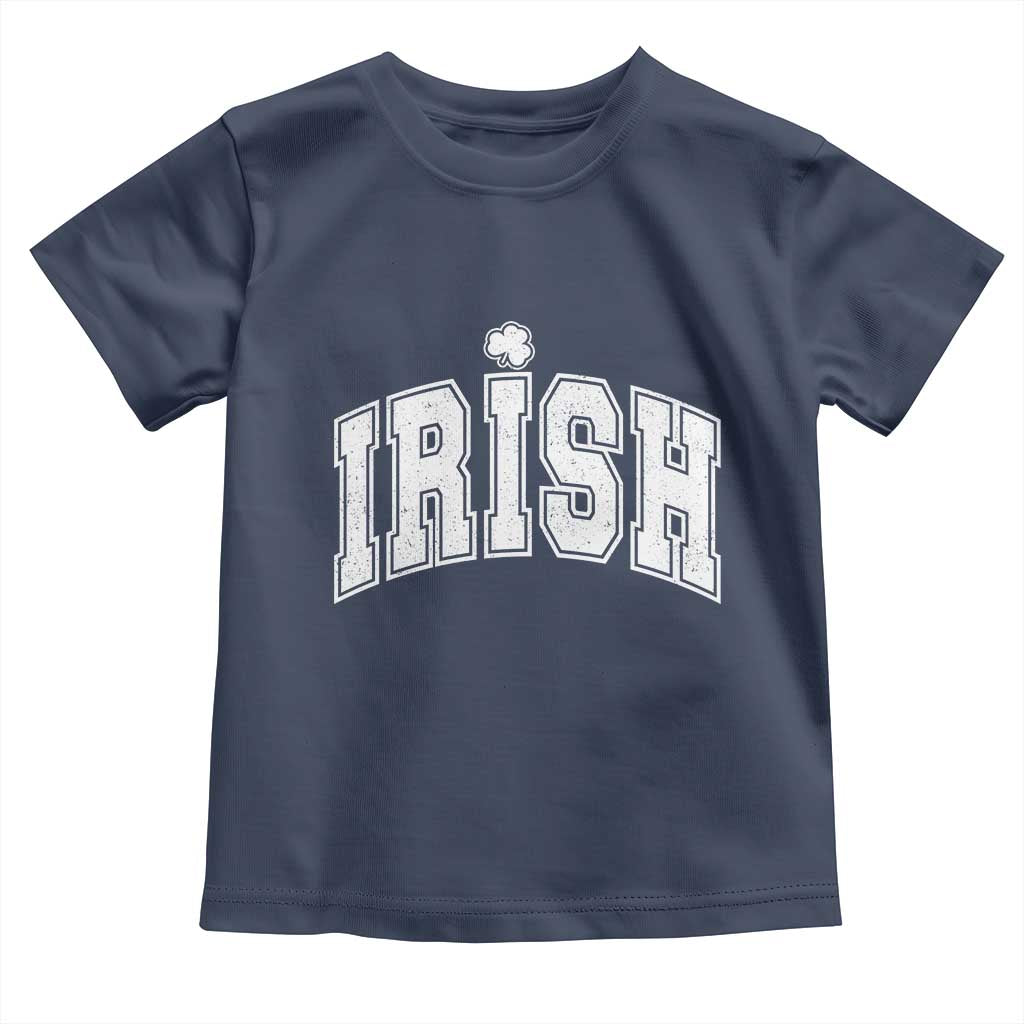 Funny Irish St Patricks Day Distressed Shamrock Ireland Pride Toddler T Shirt