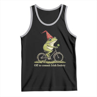 Funny Frog St Patricks Day Tank Top Off To Commit Irish Foolery Four Leaf Clover