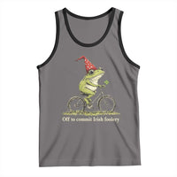 Funny Frog St Patricks Day Tank Top Off To Commit Irish Foolery Four Leaf Clover