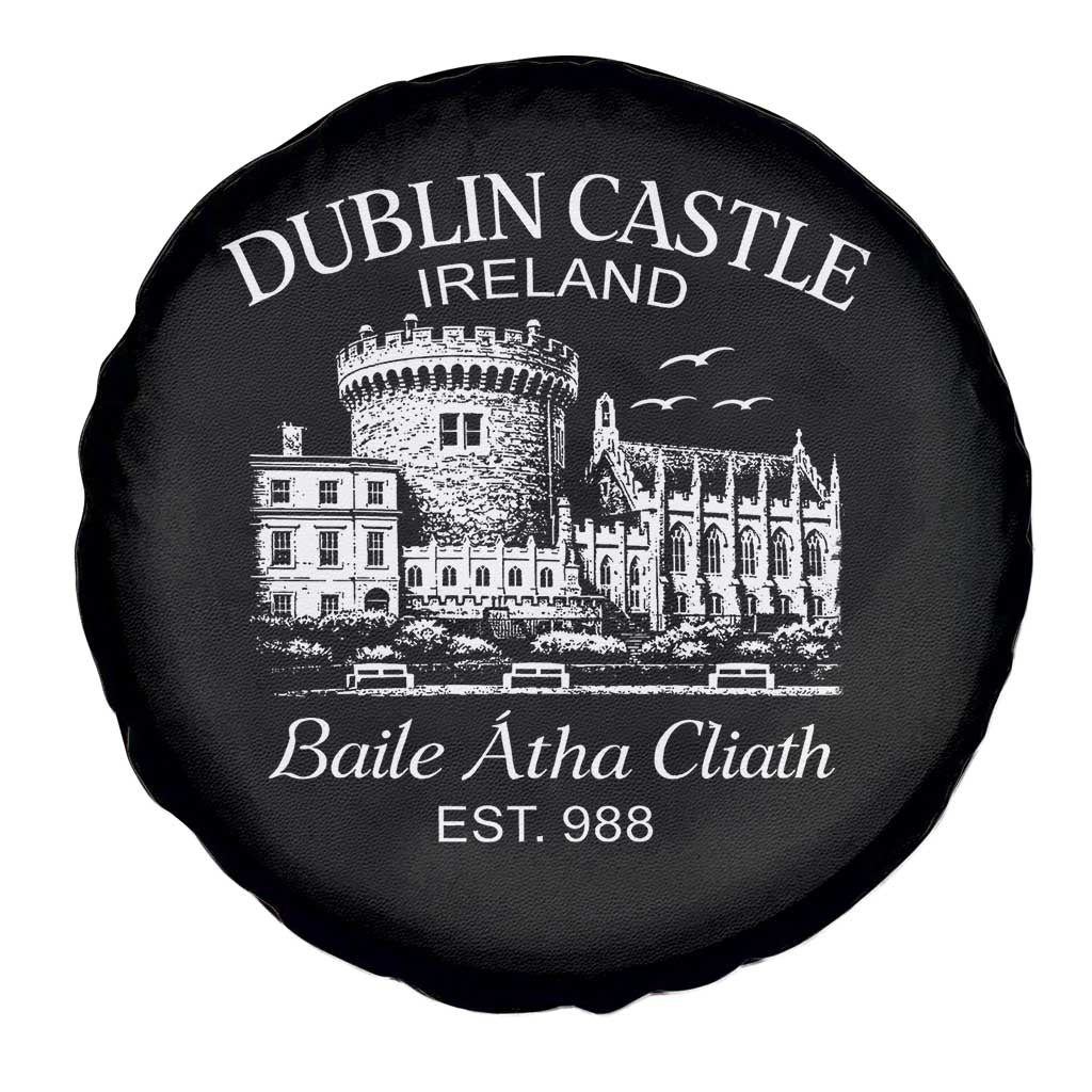Dublin Castle Ireland Spare Tire Cover Baile Atha Cliath Ireland Travel Souvenir