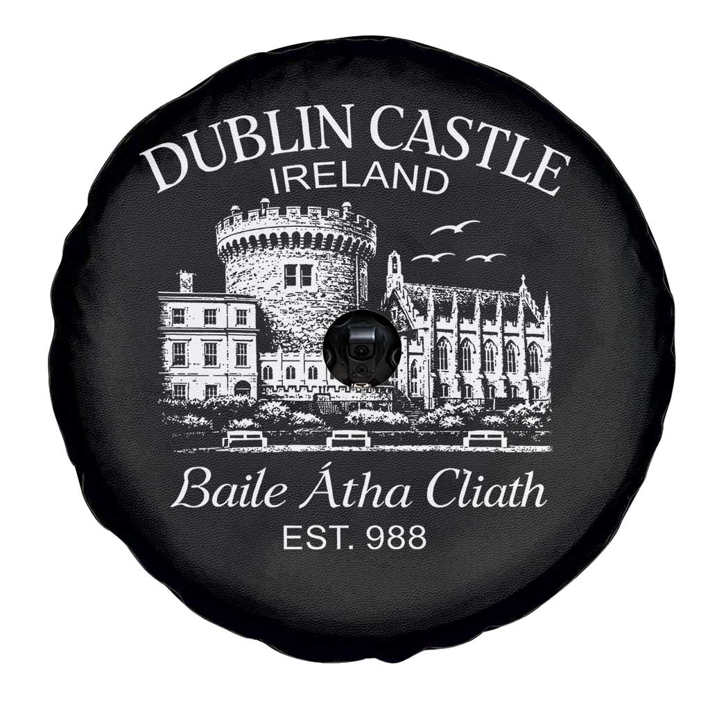 Dublin Castle Ireland Spare Tire Cover Baile Atha Cliath Ireland Travel Souvenir