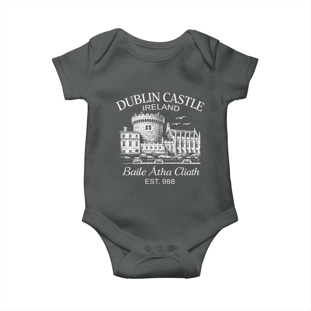 Dublin Castle Ireland Baby Onesie Baile Atha Cliath Ireland Travel Souvenir