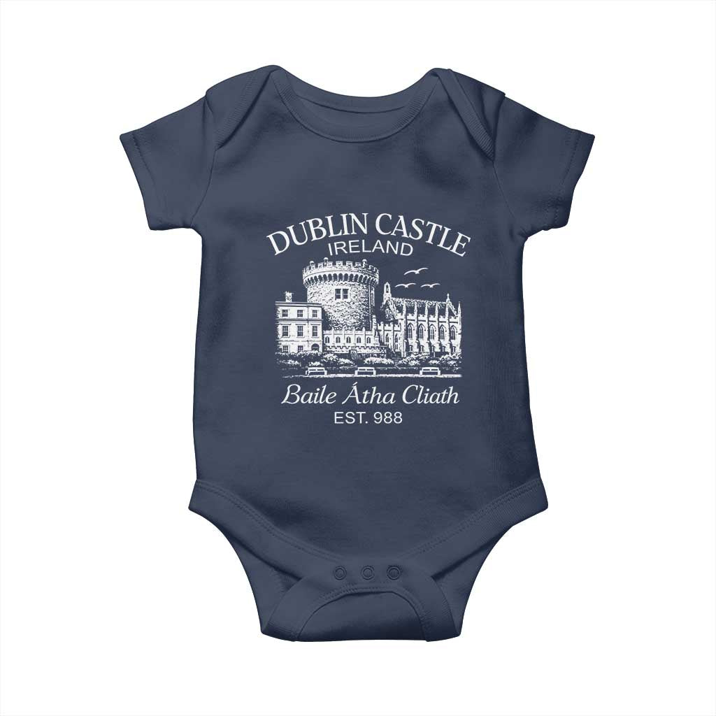 Dublin Castle Ireland Baby Onesie Baile Atha Cliath Ireland Travel Souvenir