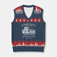 Dublin Castle Ireland V-Neck Knit Sweater Vest Baile Atha Cliath Ireland Travel Souvenir