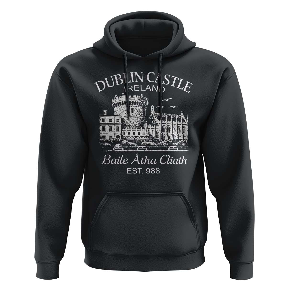 Dublin Castle Ireland Hoodie Baile Atha Cliath Ireland Travel Souvenir