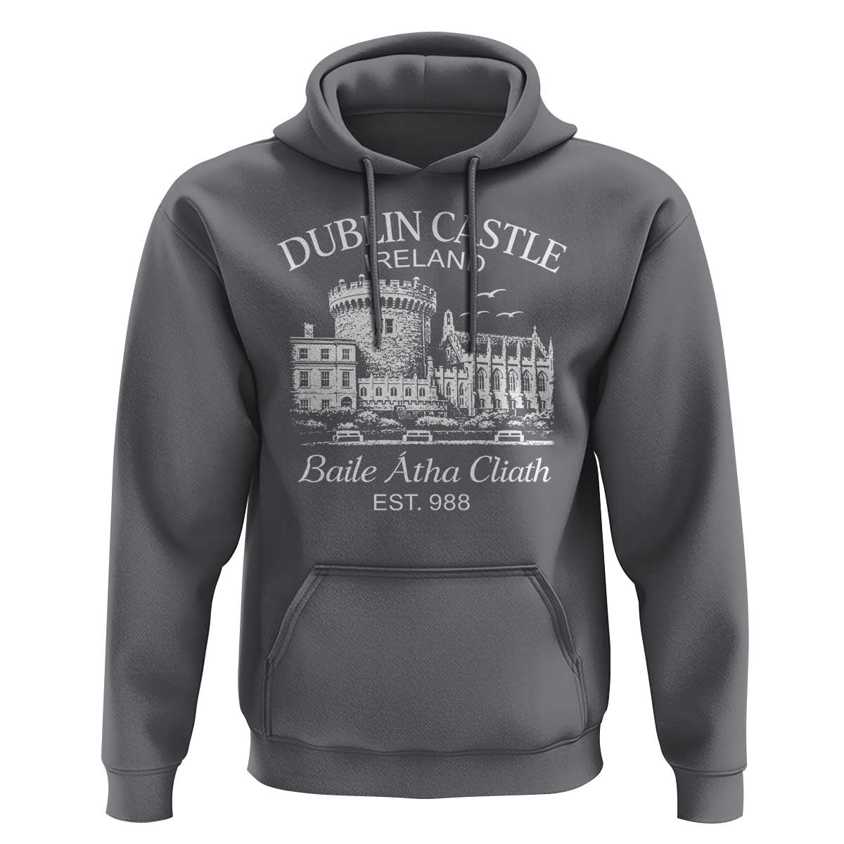Dublin Castle Ireland Hoodie Baile Atha Cliath Ireland Travel Souvenir