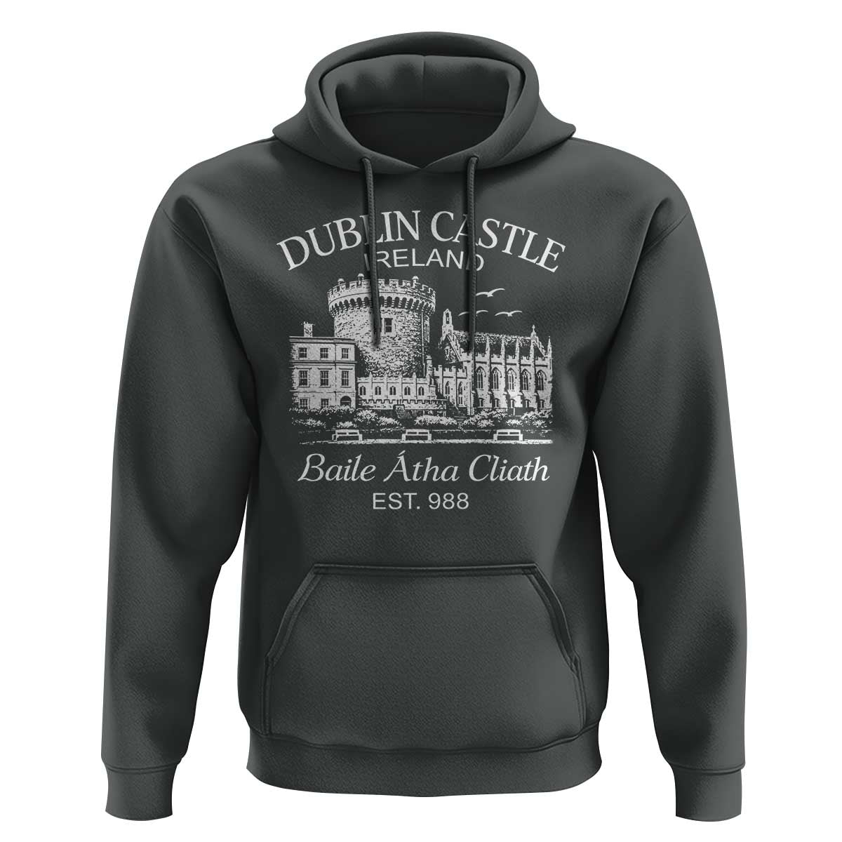Dublin Castle Ireland Hoodie Baile Atha Cliath Ireland Travel Souvenir