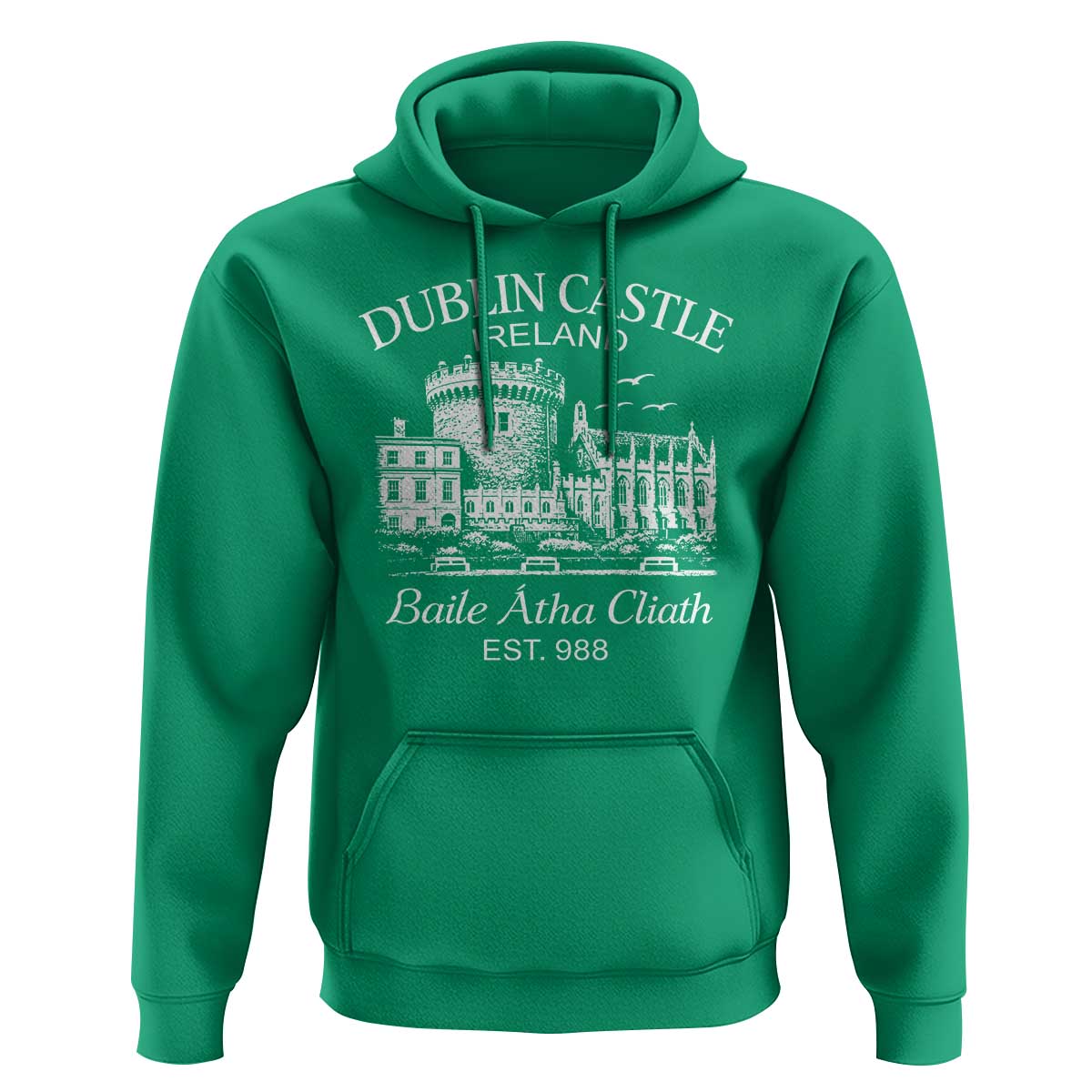 Dublin Castle Ireland Hoodie Baile Atha Cliath Ireland Travel Souvenir
