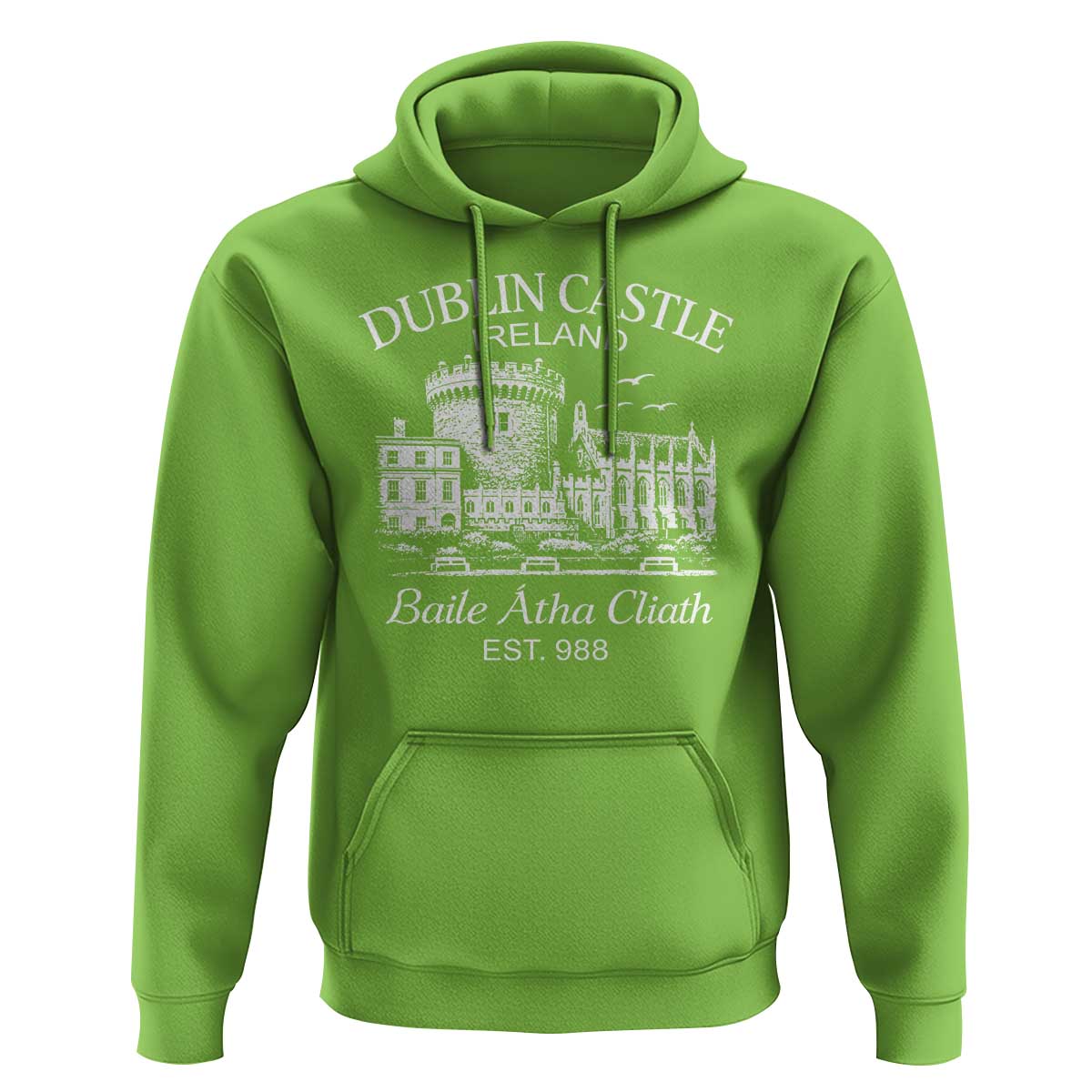Dublin Castle Ireland Hoodie Baile Atha Cliath Ireland Travel Souvenir