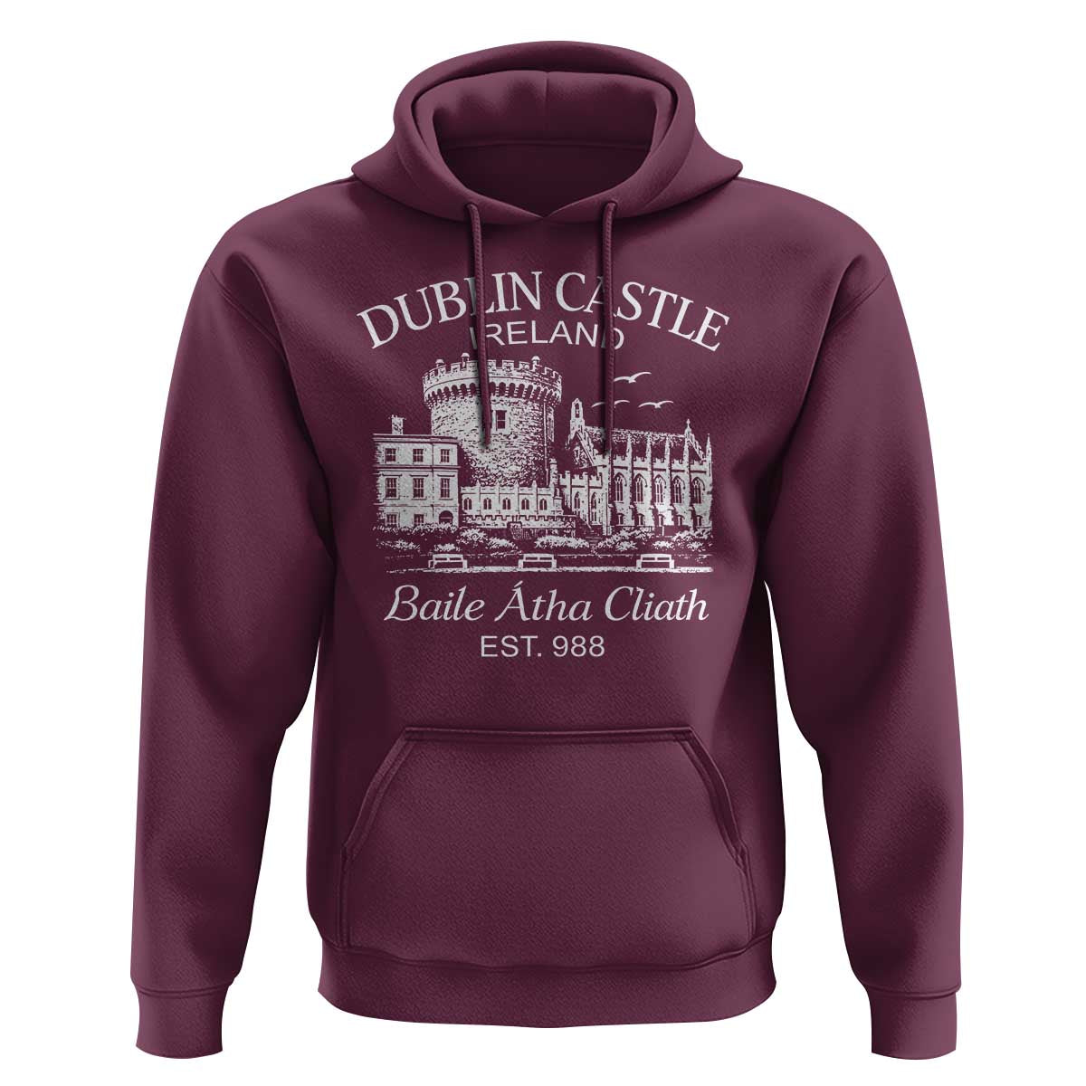 Dublin Castle Ireland Hoodie Baile Atha Cliath Ireland Travel Souvenir