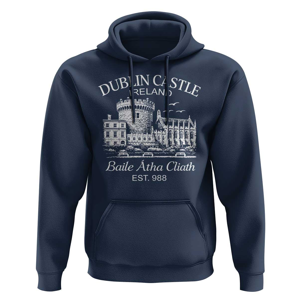 Dublin Castle Ireland Hoodie Baile Atha Cliath Ireland Travel Souvenir