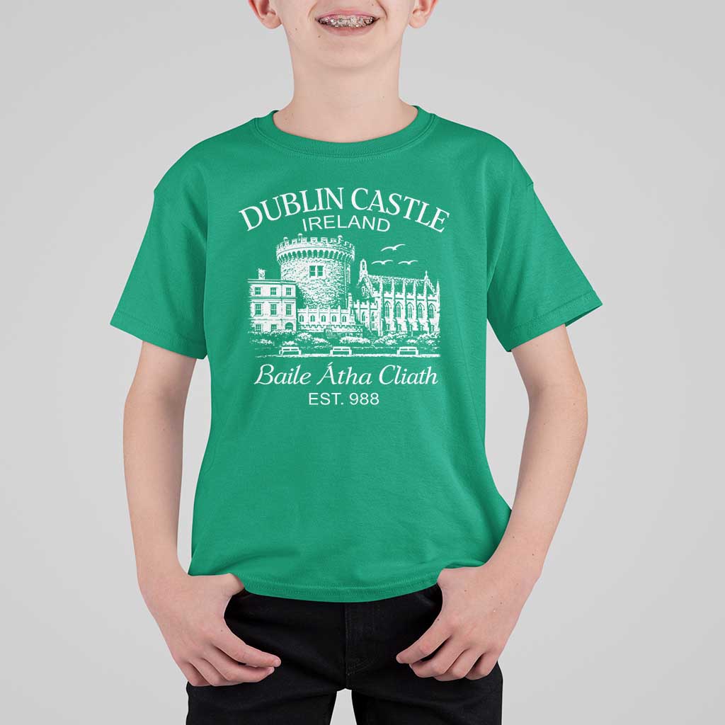 Dublin Castle Ireland T Shirt For Kid Baile Atha Cliath Ireland Travel Souvenir
