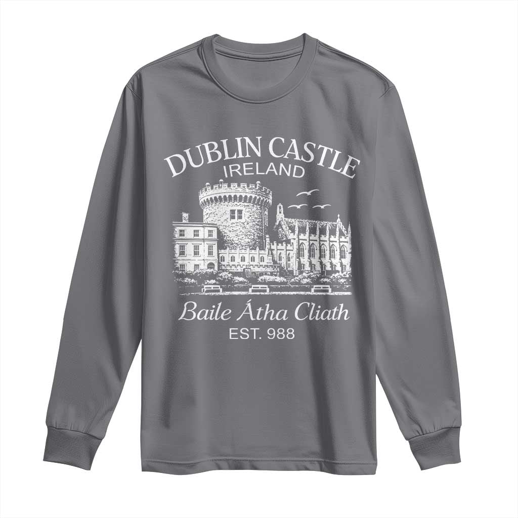 Dublin Castle Ireland Long Sleeve Shirt Baile Atha Cliath Ireland Travel Souvenir