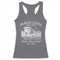 Dublin Castle Ireland Racerback Tank Top Baile Atha Cliath Ireland Travel Souvenir