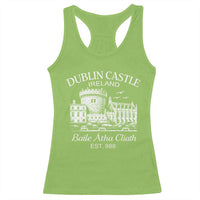 Dublin Castle Ireland Racerback Tank Top Baile Atha Cliath Ireland Travel Souvenir