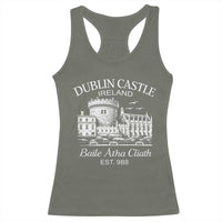 Dublin Castle Ireland Racerback Tank Top Baile Atha Cliath Ireland Travel Souvenir