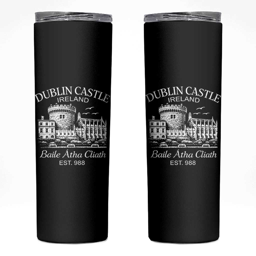 Dublin Castle Ireland Skinny Tumbler Baile Atha Cliath Ireland Travel Souvenir