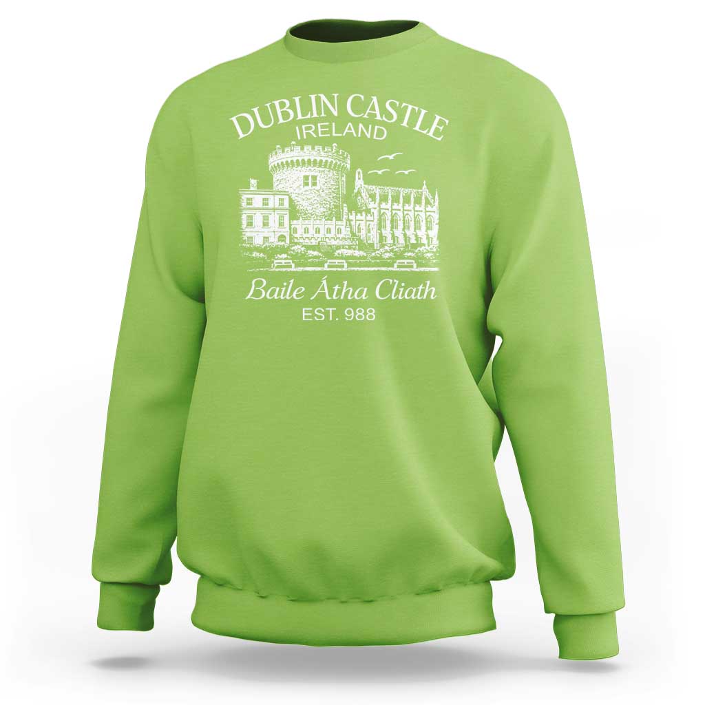 Dublin Castle Ireland Sweatshirt Baile Atha Cliath Ireland Travel Souvenir