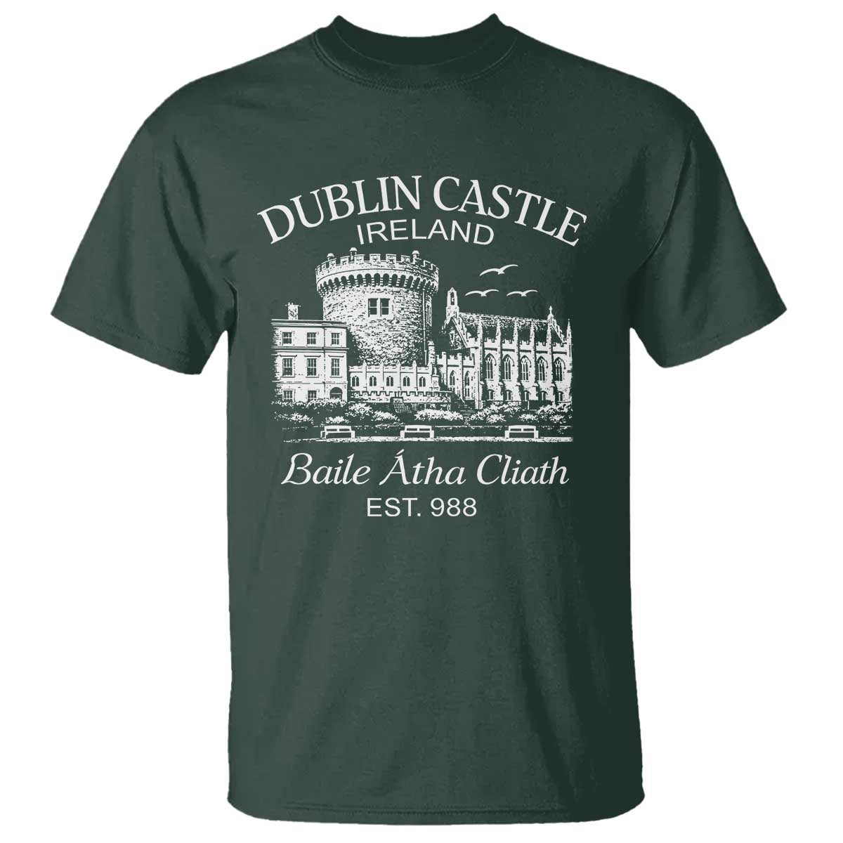 Dublin Castle Ireland T Shirt Baile Atha Cliath Ireland Travel Souvenir