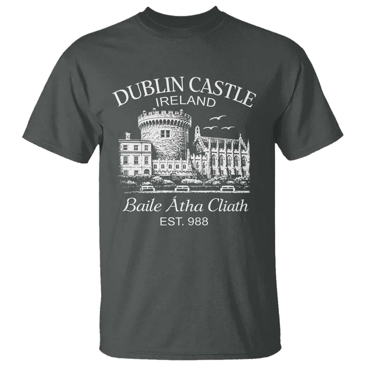 Dublin Castle Ireland T Shirt Baile Atha Cliath Ireland Travel Souvenir