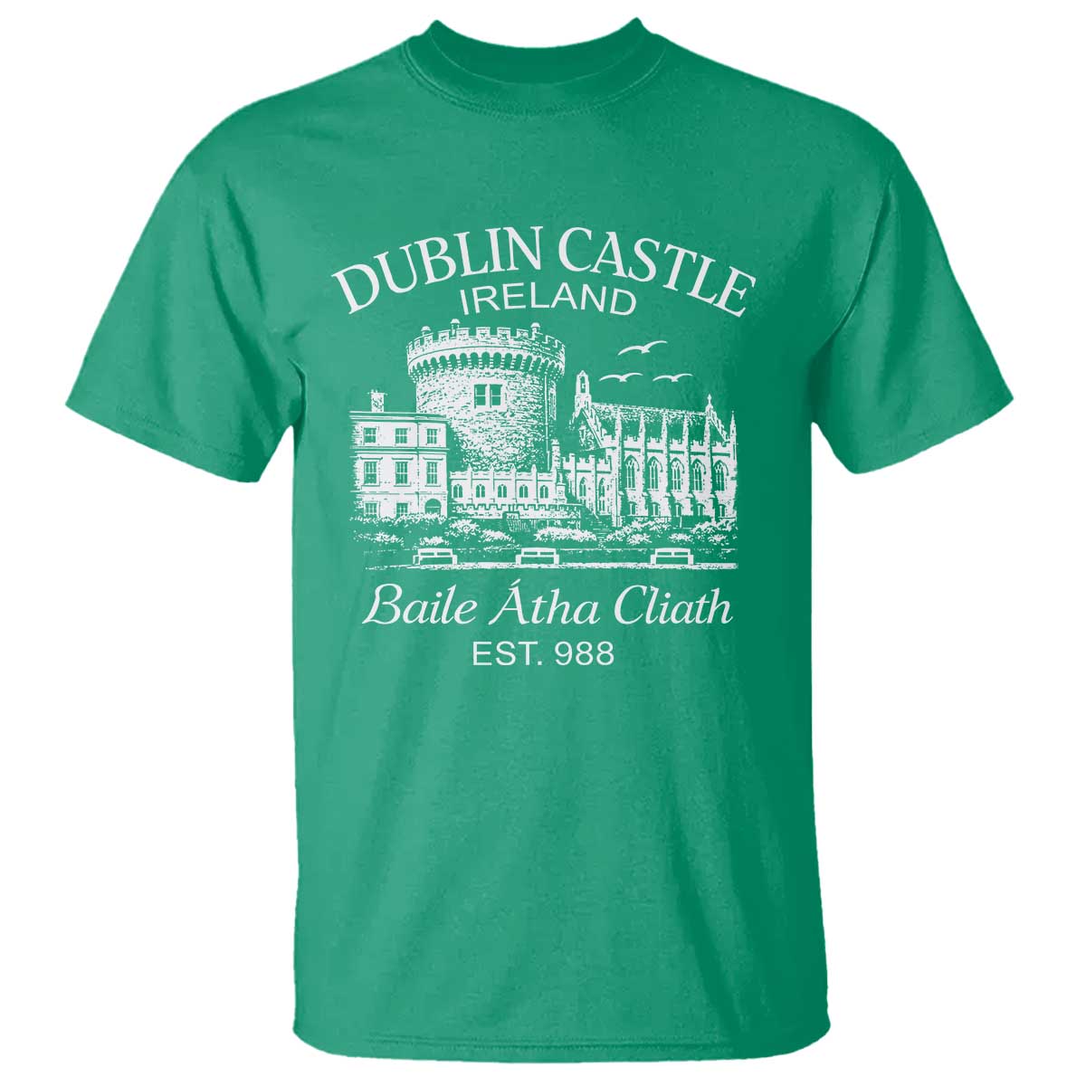 Dublin Castle Ireland T Shirt Baile Atha Cliath Ireland Travel Souvenir