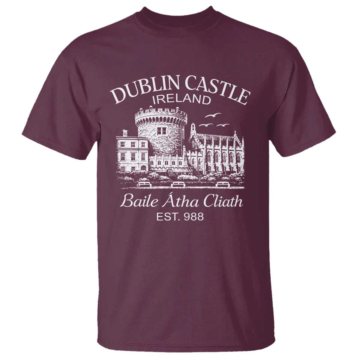 Dublin Castle Ireland T Shirt Baile Atha Cliath Ireland Travel Souvenir