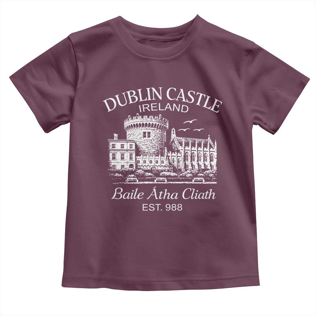 Dublin Castle Ireland Toddler T Shirt Baile Atha Cliath Ireland Travel Souvenir