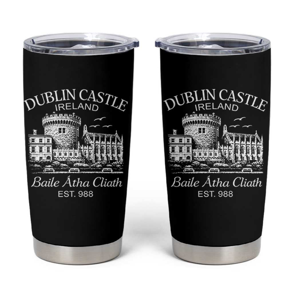 Dublin Castle Ireland Tumbler Cup Baile Atha Cliath Ireland Travel Souvenir