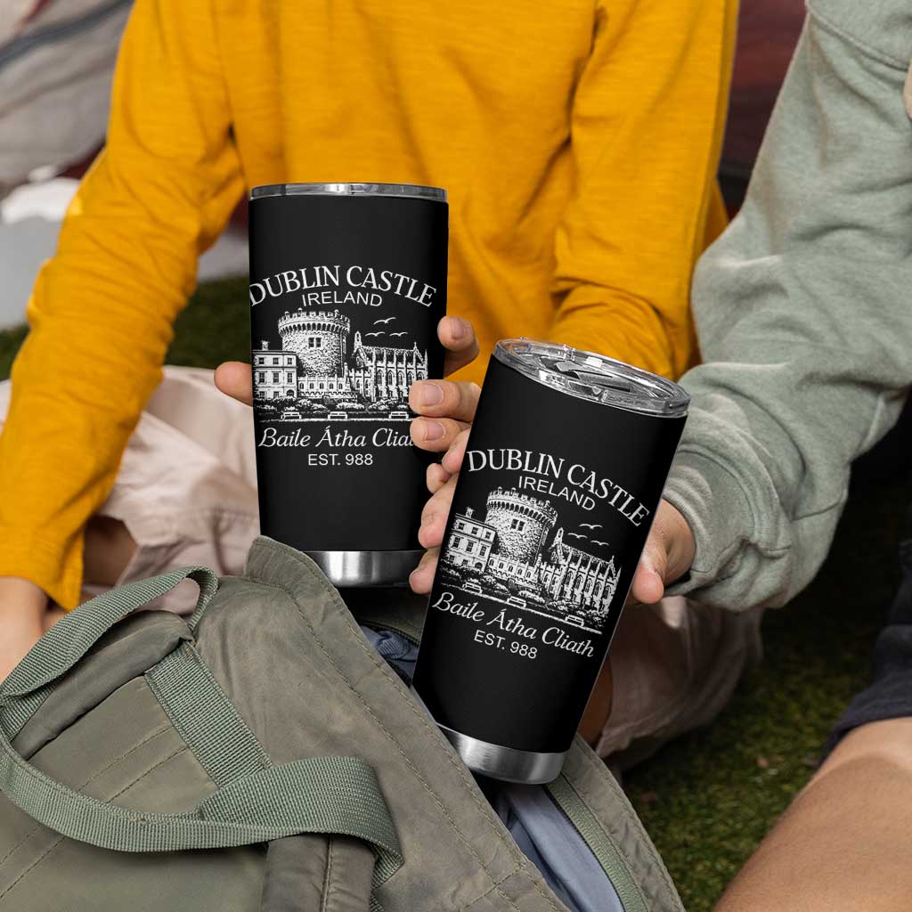 Dublin Castle Ireland Tumbler Cup Baile Atha Cliath Ireland Travel Souvenir