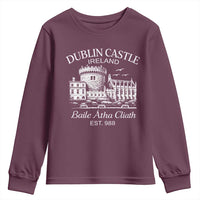Dublin Castle Ireland Youth Sweatshirt Baile Atha Cliath Ireland Travel Souvenir