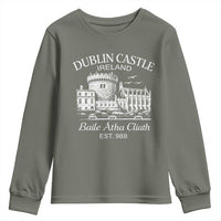 Dublin Castle Ireland Youth Sweatshirt Baile Atha Cliath Ireland Travel Souvenir