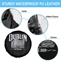 Dublin Castle Ireland Est 988 Travel Souvenir Spare Tire Cover