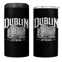 Dublin Castle Ireland Est 988 Travel Souvenir 4 in 1 Can Cooler Tumbler