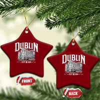 Dublin Castle Ireland Est 988 Travel Souvenir Ceramic Ornament