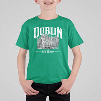 Dublin Castle Ireland Est 988 Travel Souvenir T Shirt For Kid