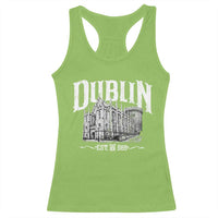 Dublin Castle Ireland Est 988 Travel Souvenir Racerback Tank Top