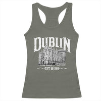 Dublin Castle Ireland Est 988 Travel Souvenir Racerback Tank Top