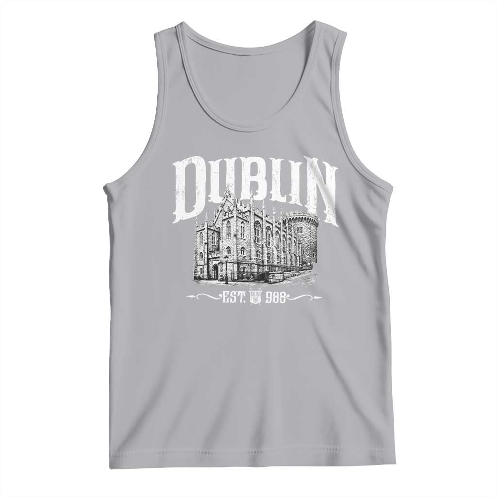 Dublin Castle Ireland Est 988 Travel Souvenir Tank Top