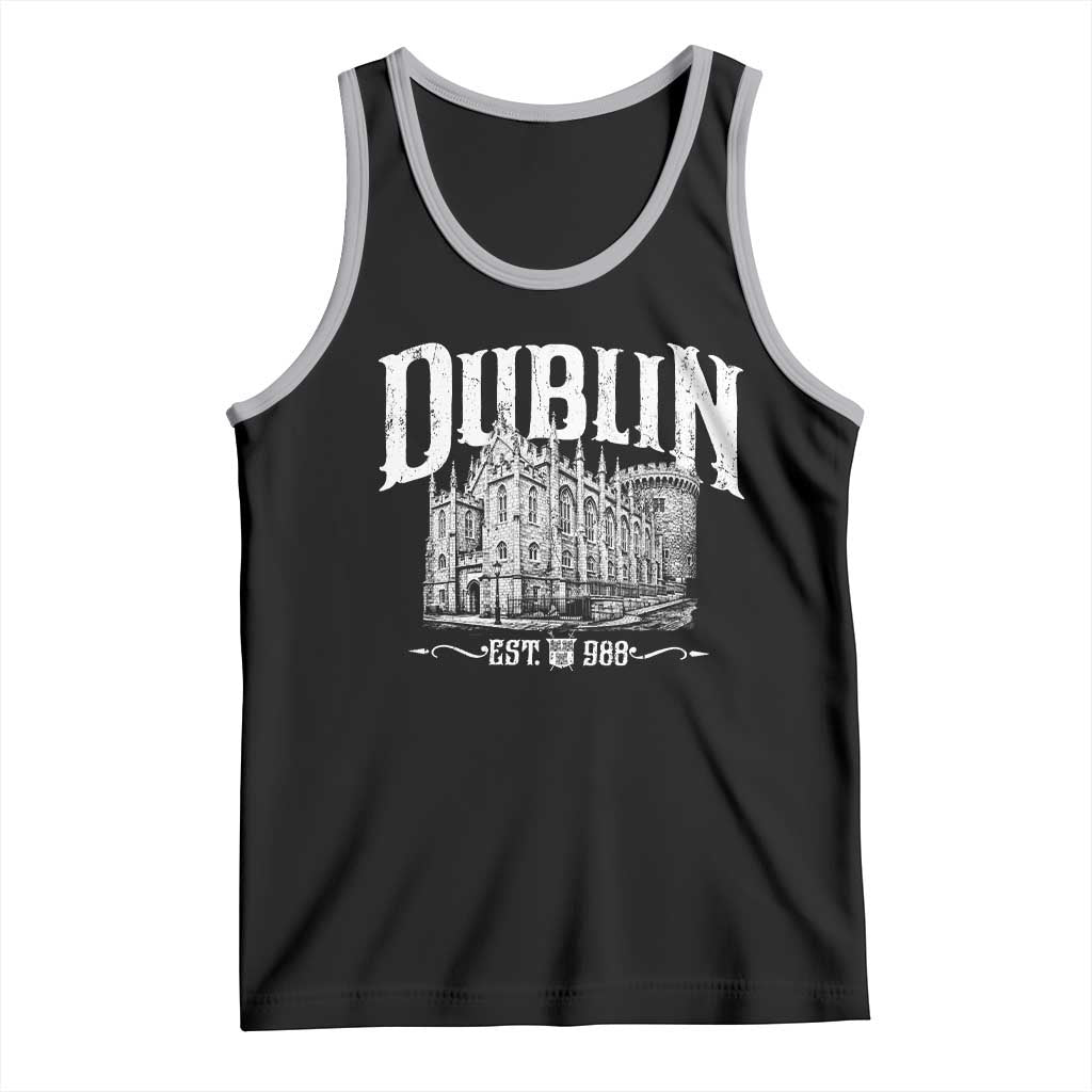 Dublin Castle Ireland Est 988 Travel Souvenir Tank Top