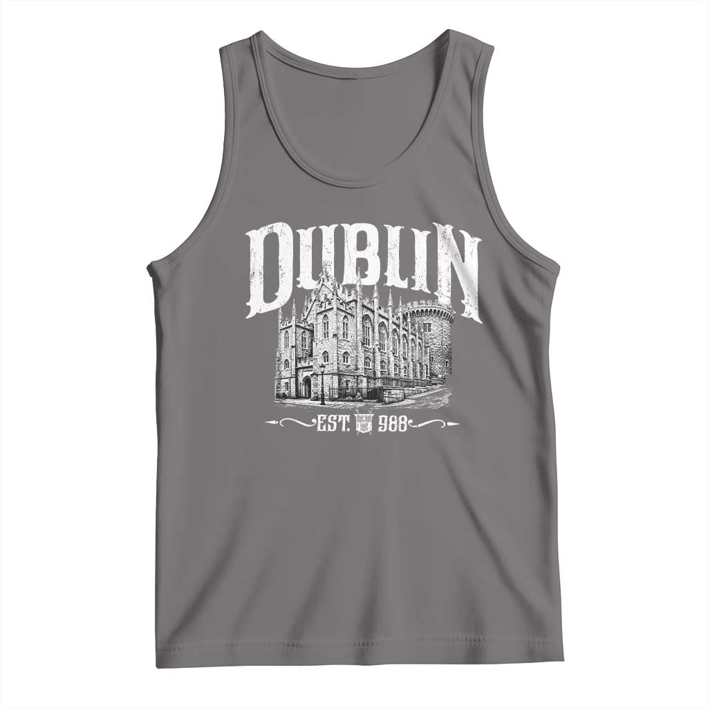 Dublin Castle Ireland Est 988 Travel Souvenir Tank Top