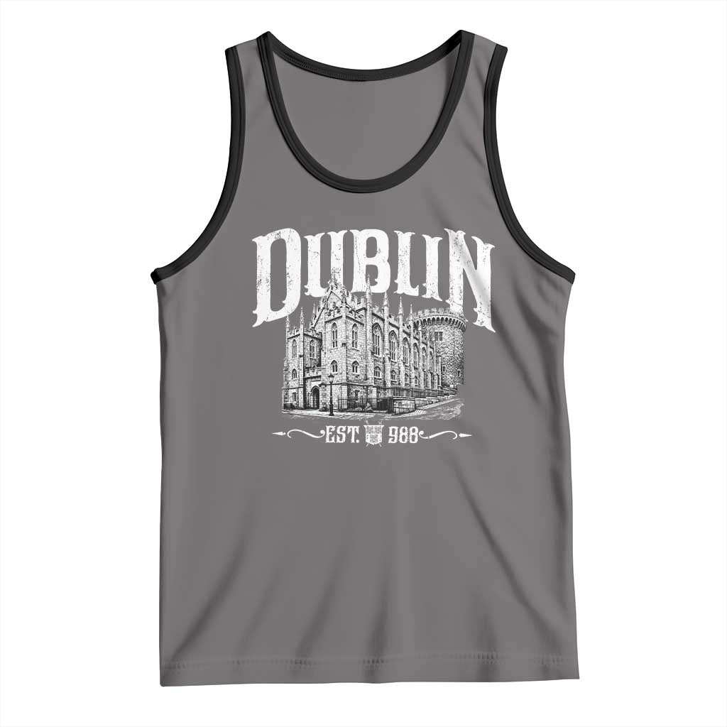 Dublin Castle Ireland Est 988 Travel Souvenir Tank Top